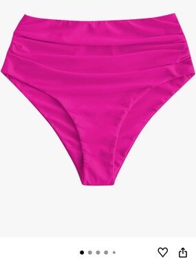 Zaful High rise bikini bottoms (tummy control)